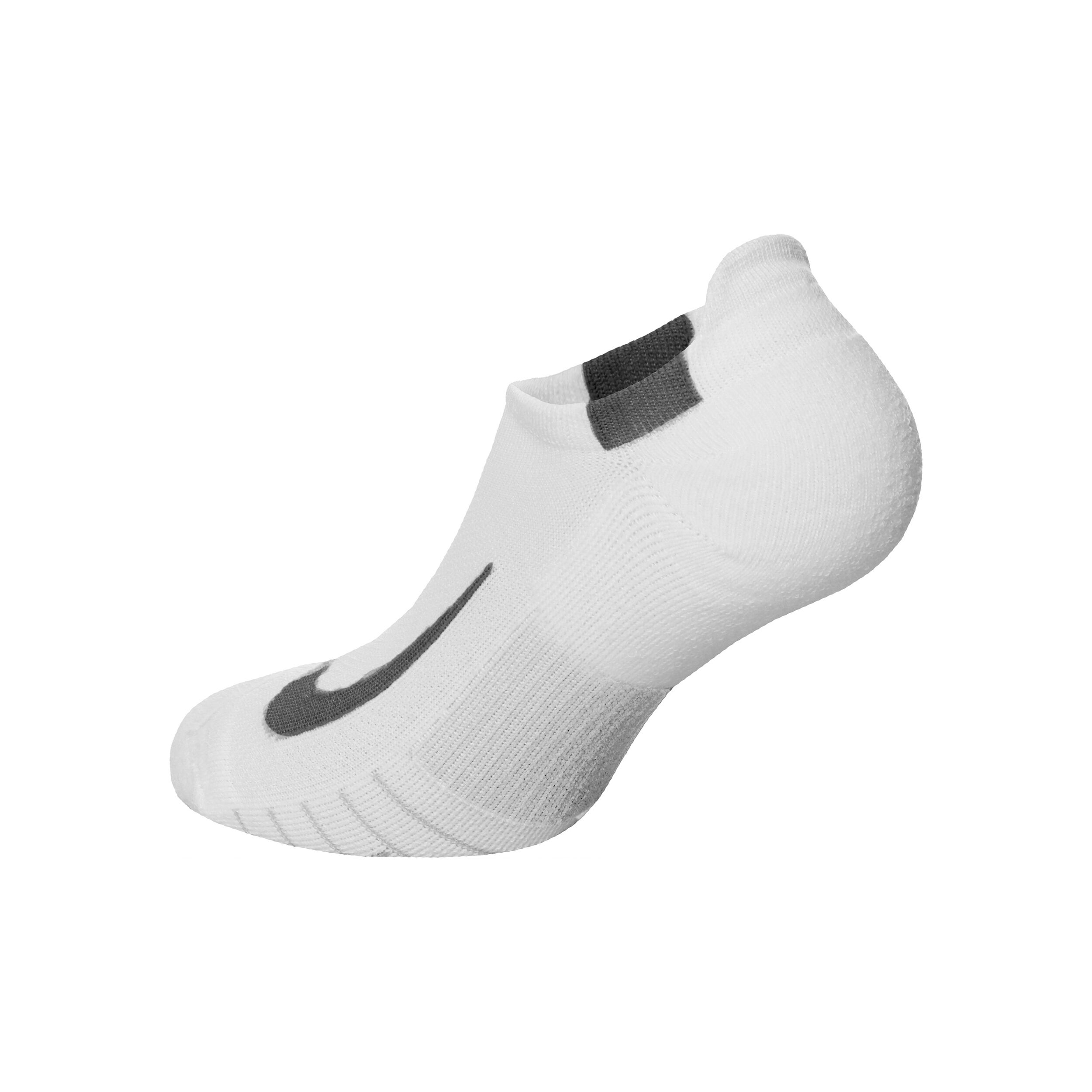 Nike Multiplier Running No-Show Chaussettes De Running Pack De 2 Unités - Blanc , Noir