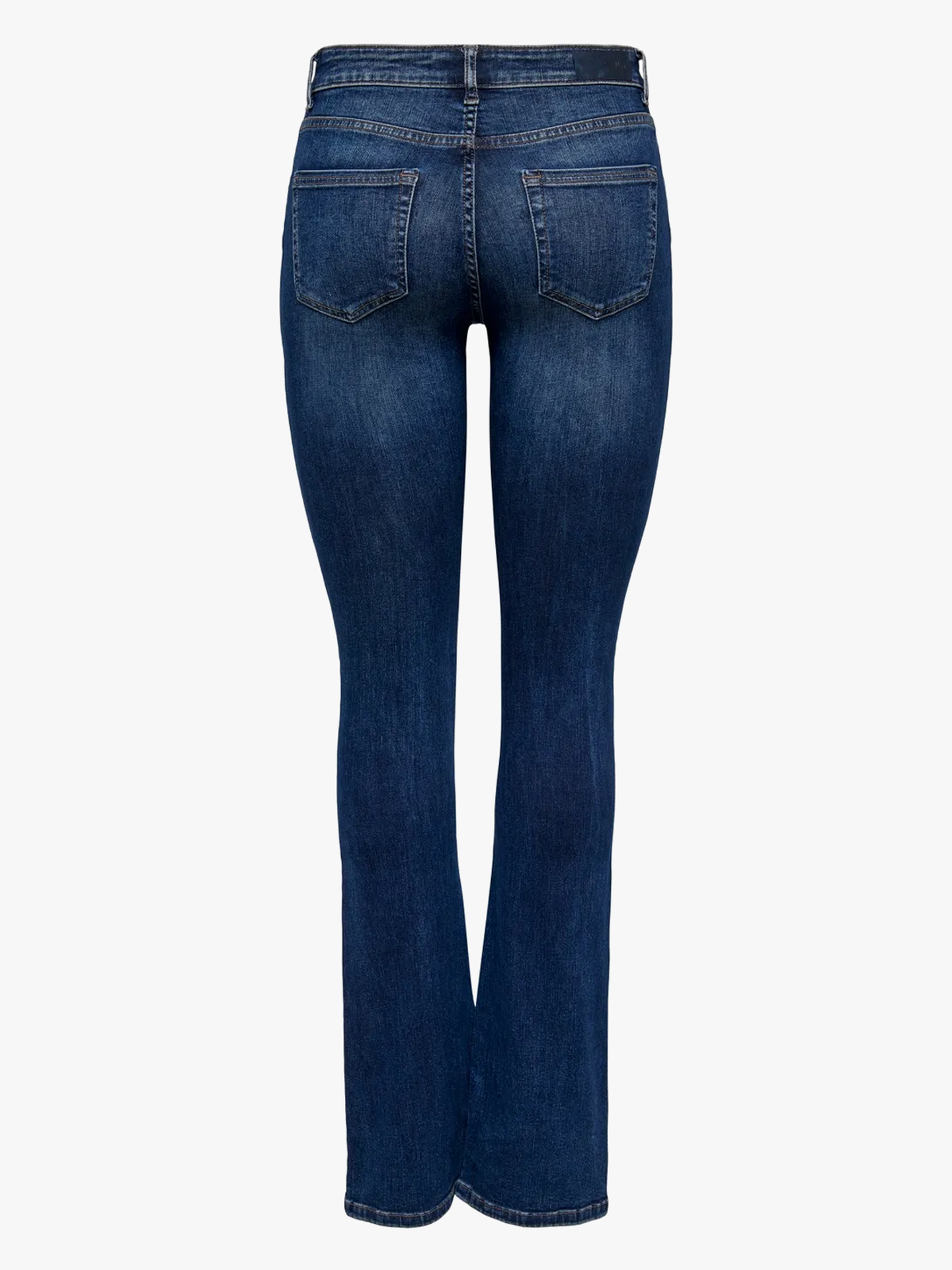 Blush Mid Flared Denim