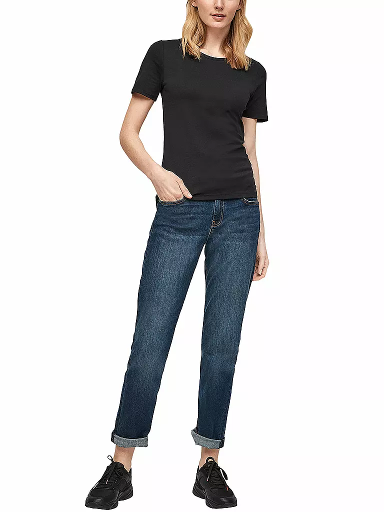 S.OLIVER T-Shirt schwarz