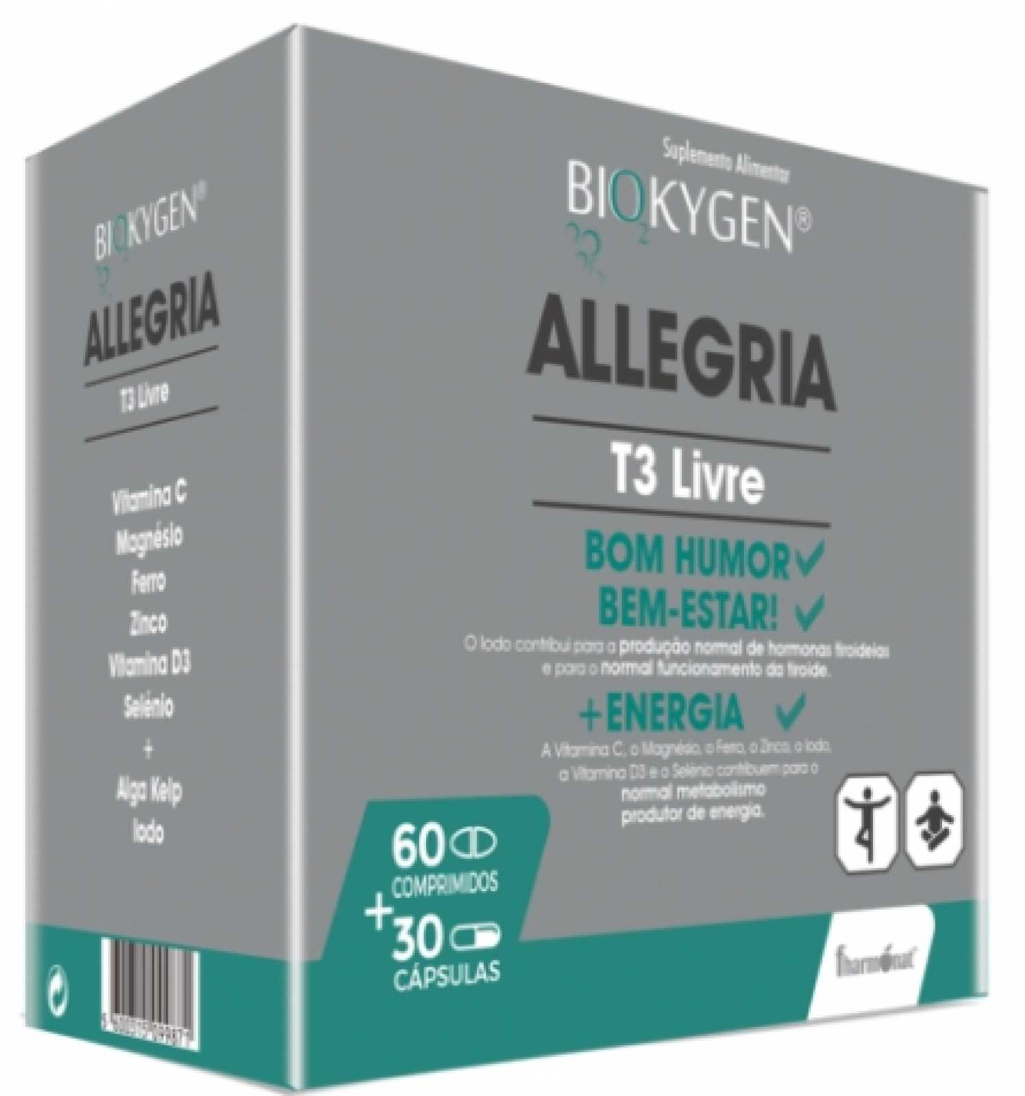 Fharmonat Biokygen Allegria 60 comprimidos + 30 Cápsulas