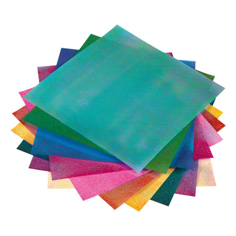 Origami Faltblätter, einseitig bedruckt