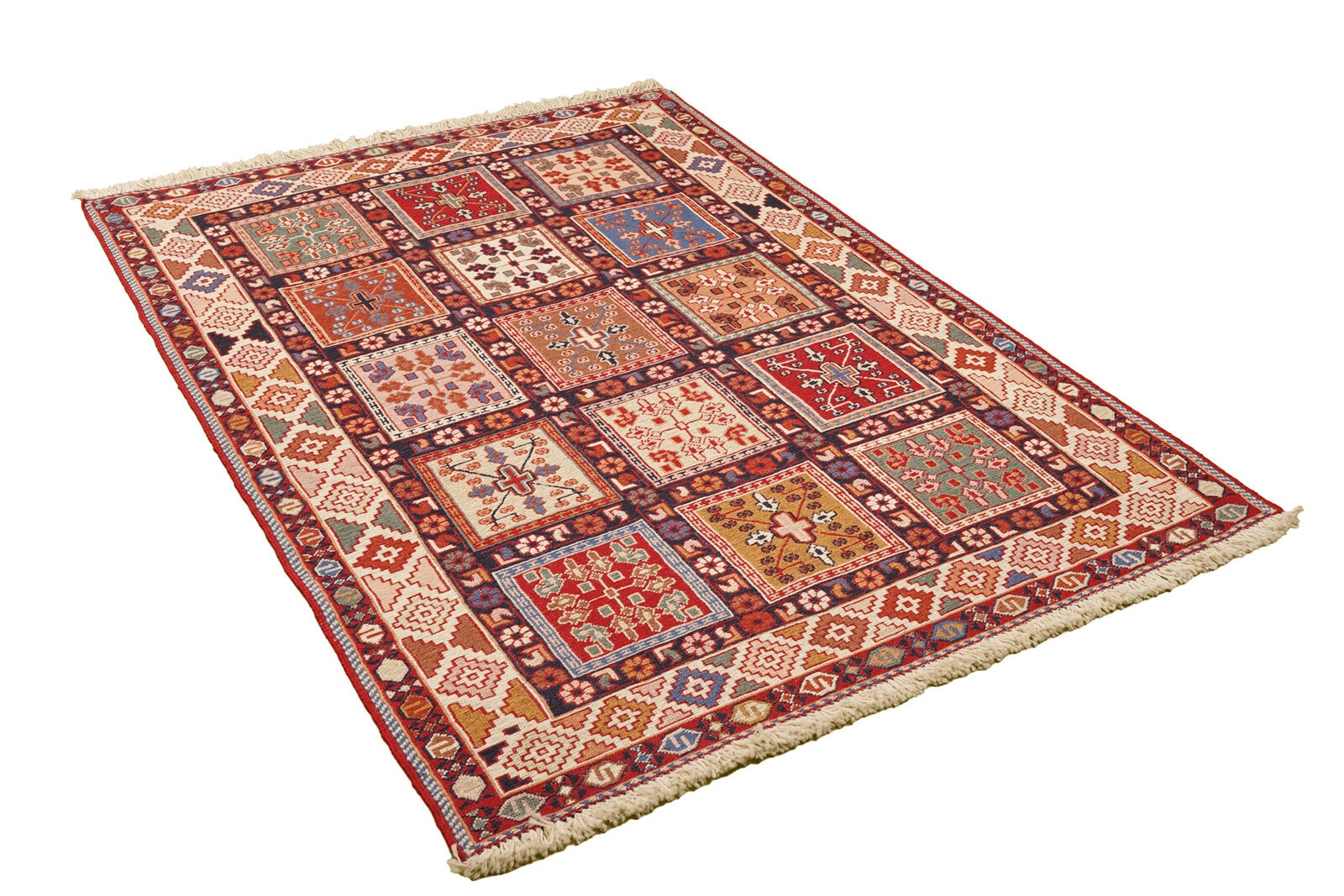 porta x Ipek Kelimteppich SUMAK SHAHSAVAN AVA 106 x 152 cm mehrfarbig