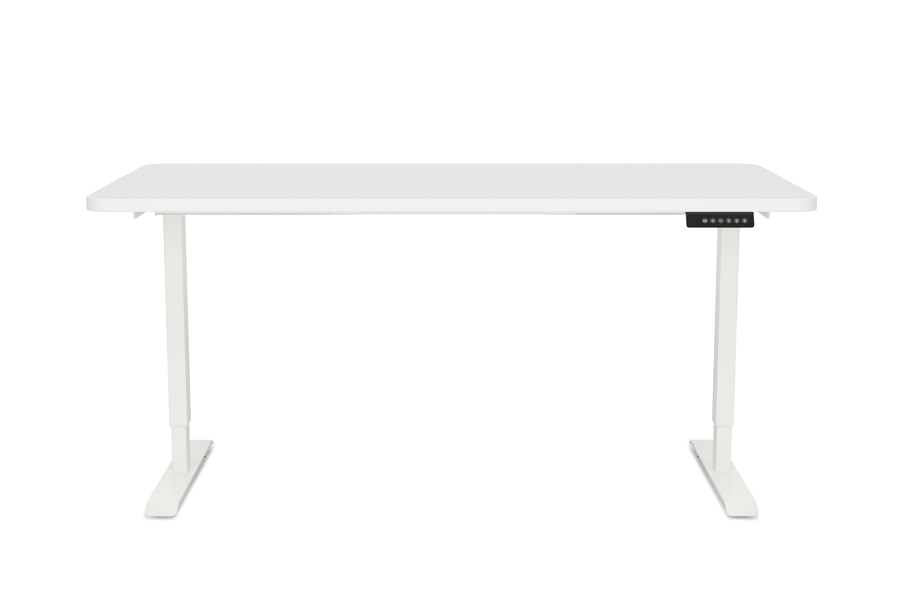 Stehpult elektrisch PREMIUM weiss 140 x 70 cm