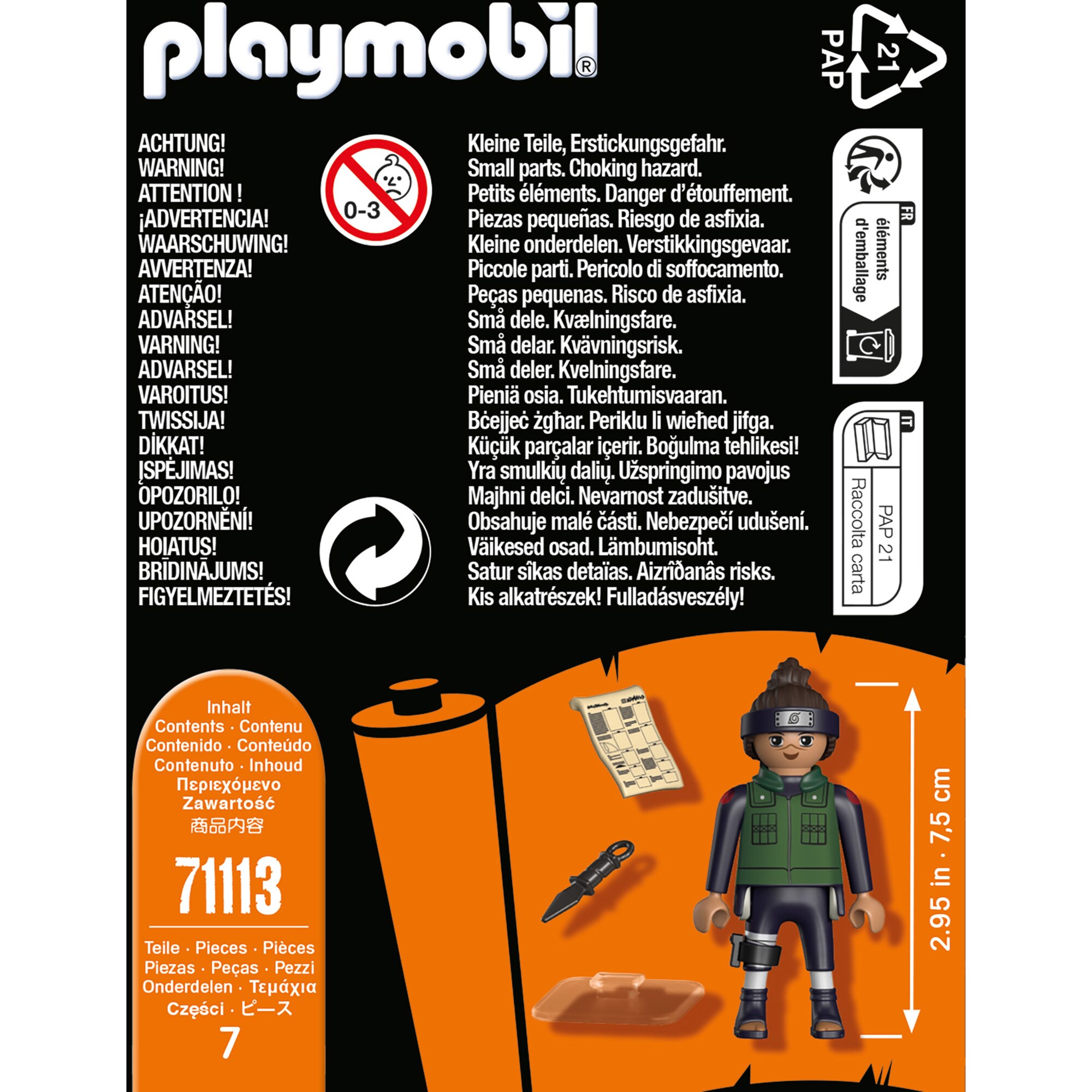 PLAYMOBIL Konstruktionsspielzeug Naruto Shippuden - Iruka