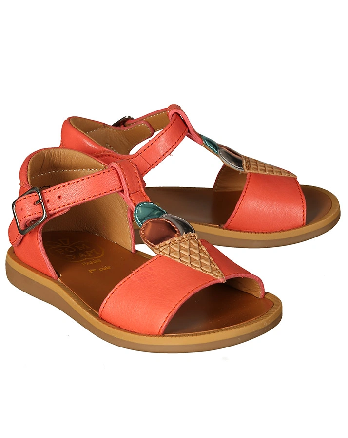 Sandalen POPPY ICE CREAM in koralle