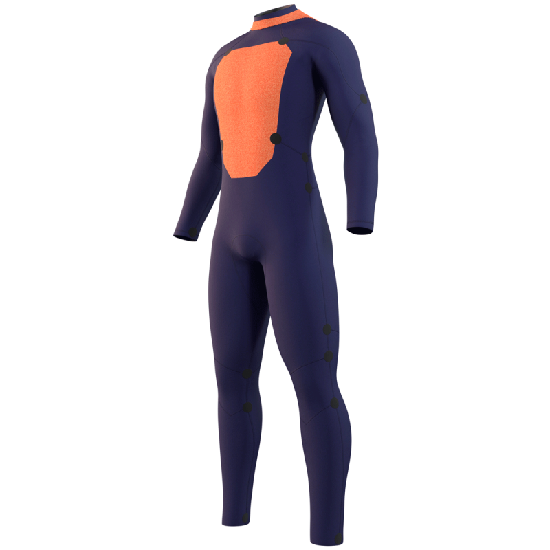 Combinaison Mystic Star Fullsuit 5/3mm 2022 Bleu Nuit Back Zip - The Corner Shop