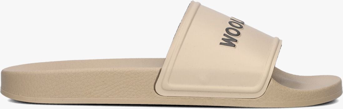 beige woolrich badslippers slide sandal