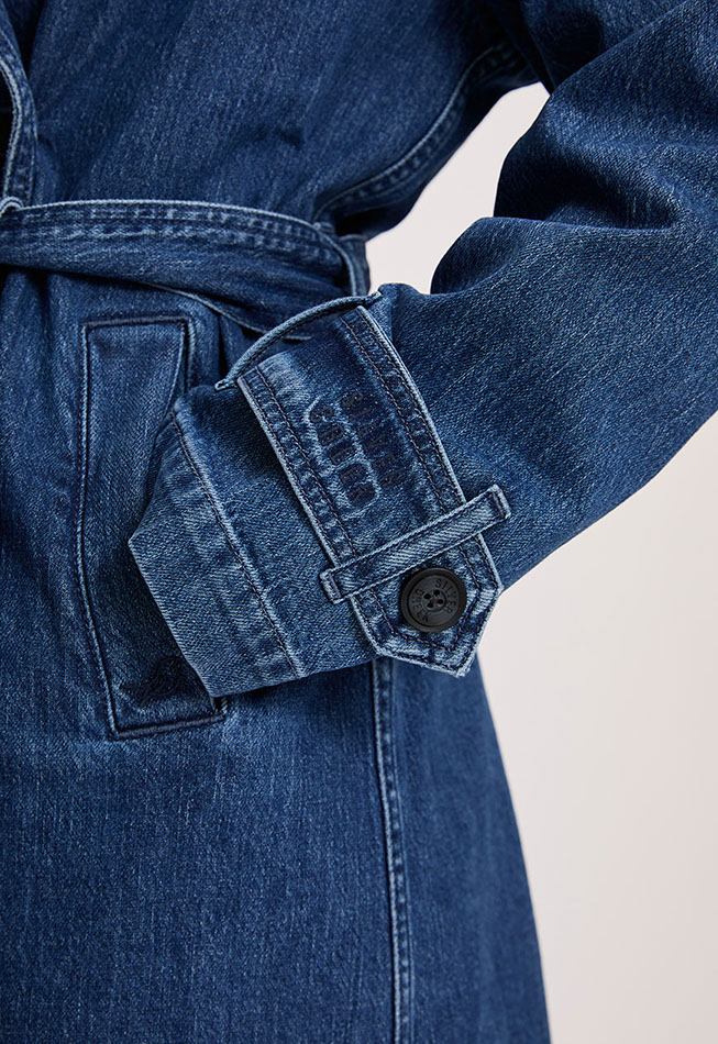 Silvercreek Denim Trench Jacket