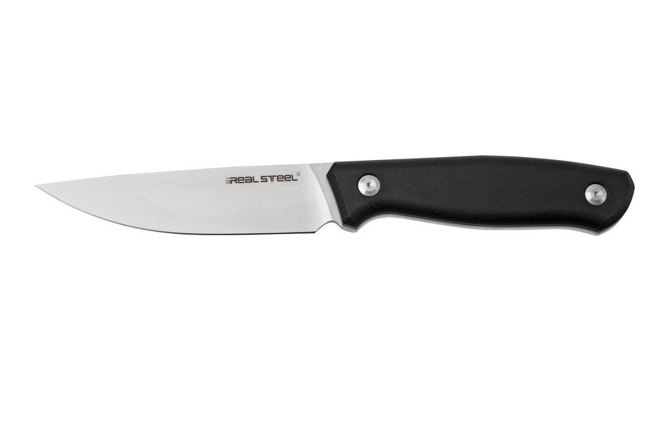 Real Steel Arbiter Stonewashed 3811 vaststaand mes, Ostap Hel design