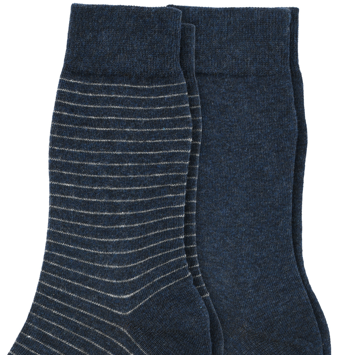 VanVaan 2 Paar Herren Socken aus Baumwoll-Mix dunkelblau