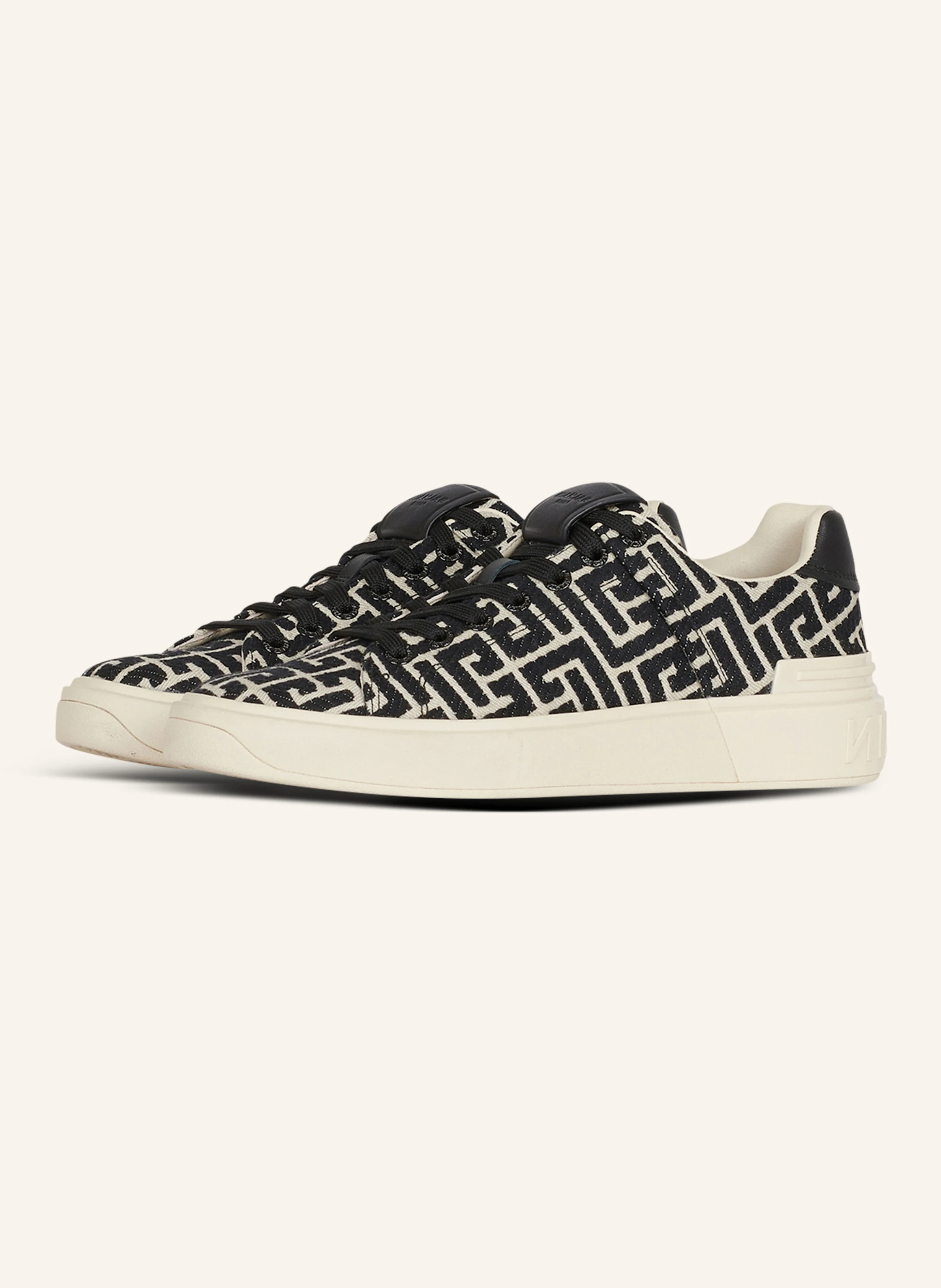 BALMAIN Sneakers B-Court mit Jacquard-Monogramm