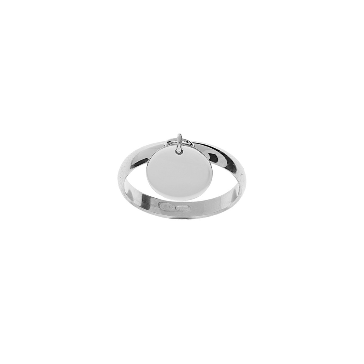 Bague médaille - Argent