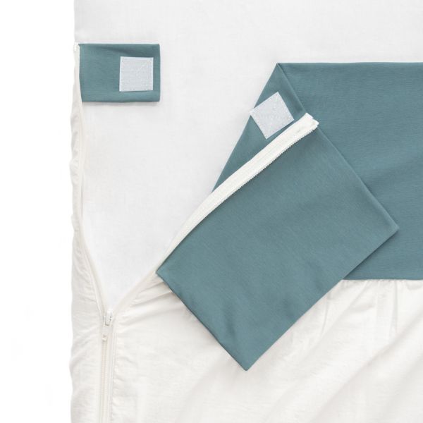Fedde & Kees Nunki Co-Sleeper Laken Botanisch Groen / Off White 50 x 90 cm