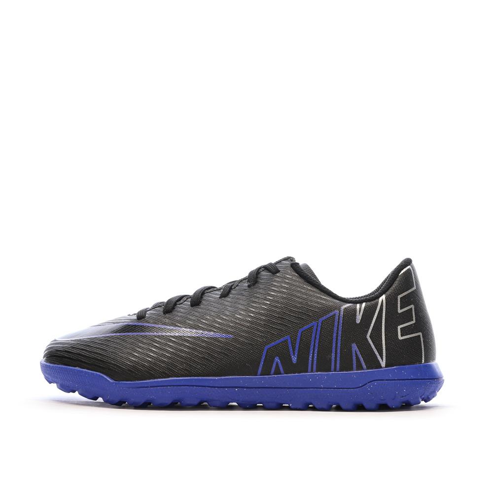 Nike Chaussures de Foot Noir/Bleu Junior Nike Vapor 15 Club TF