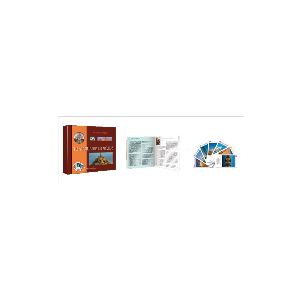 Jeu de 12 Familles - Monuments du Monde