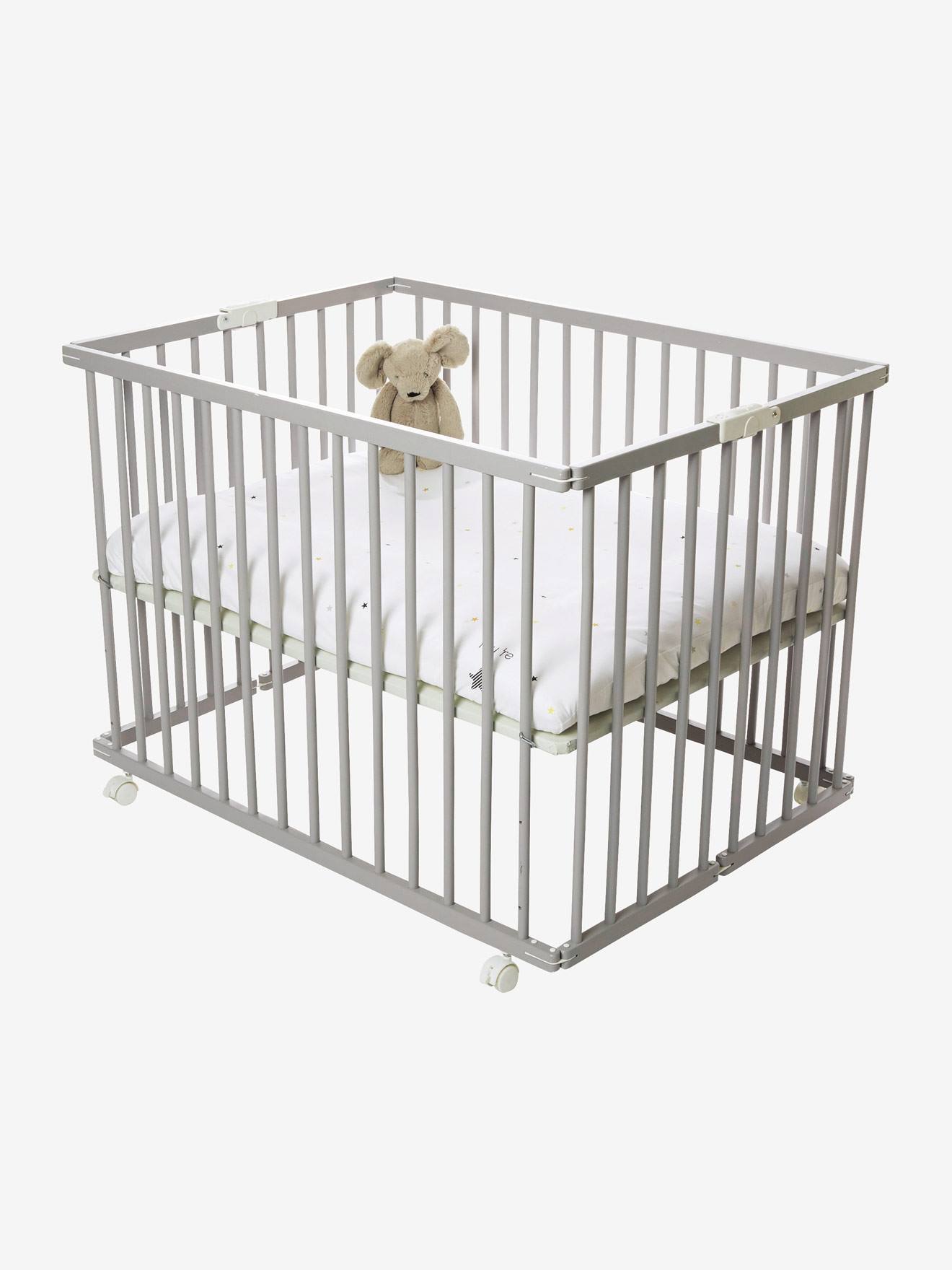 VERTBAUDET Soft'n play branco/estrelas cenário de parque