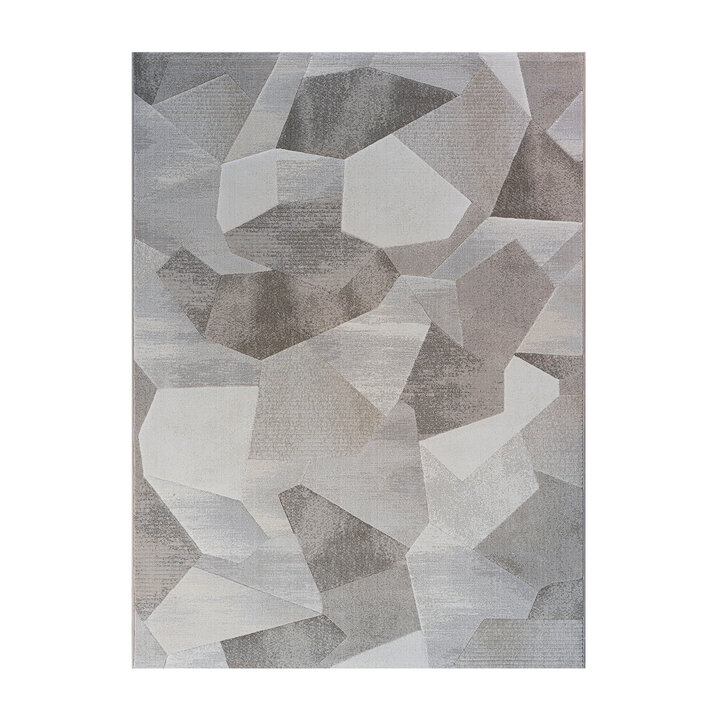 Abstract vloerkleed - Axil  Taupe 6575