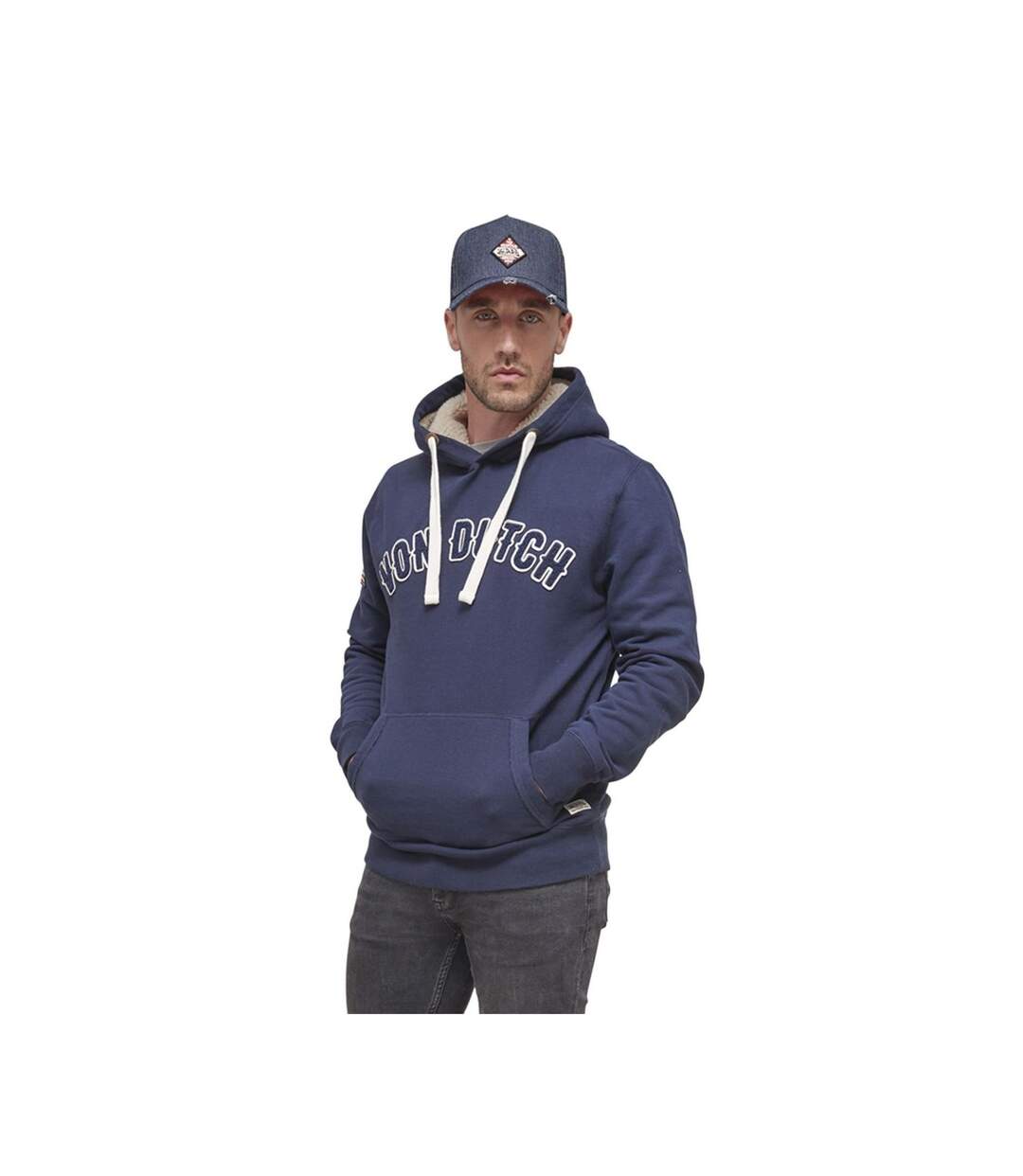 Sweat à capuche doublure sherpa homme Must