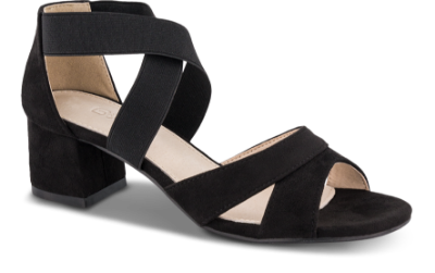 B&CO Damesandal med hæl Sort 4214100710