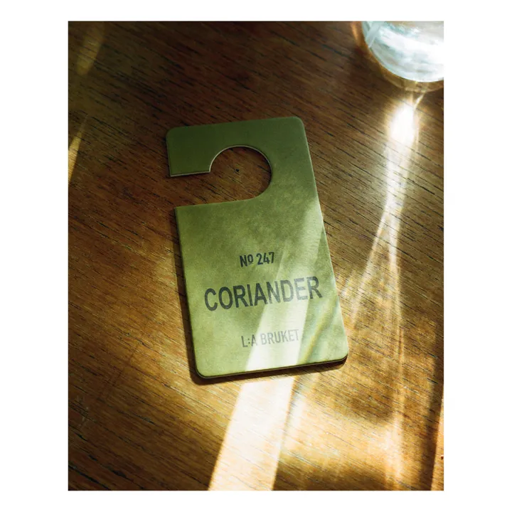 L:A BRUKET Etiquette parfumée Coriandre 247
