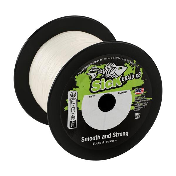 Tresse Berkley Sick Braid White 2000m