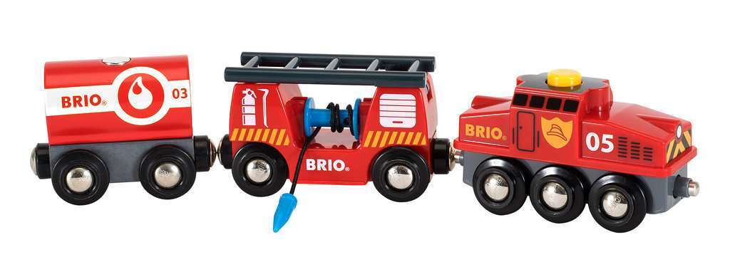 BRIO Spiel Feuerwehr-Löschzug