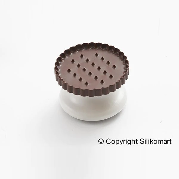 Kit moule en silicone pour biscuits ronds au chocolat Dolce Vita Silik