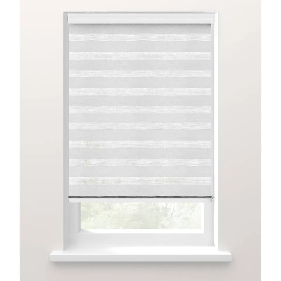 Fenstr duo-rolgordijn wit - 60x175 cm