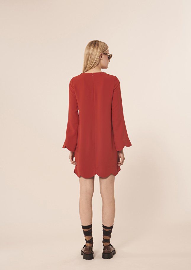 Robe Ruodanarouge en crêpe