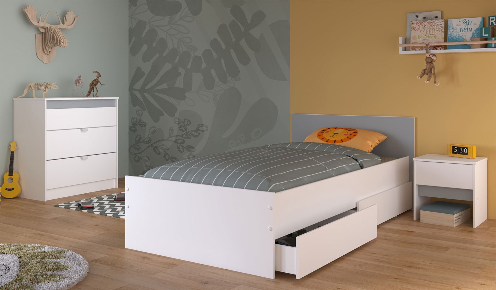 Parisot Kinderzimmer PIROUETTE 26 weiß
