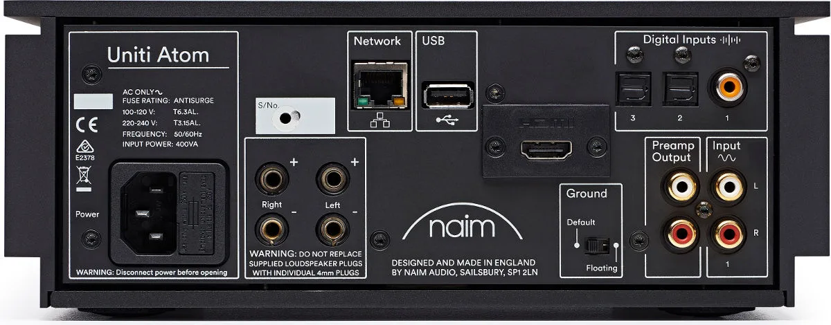 Naim Uniti Atom HDMI Amplis hi-fi stéréo