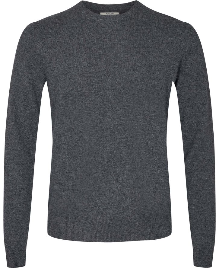 Magasin du Nord Collection Mads 2 - 100% Cashmere Dark grey melange