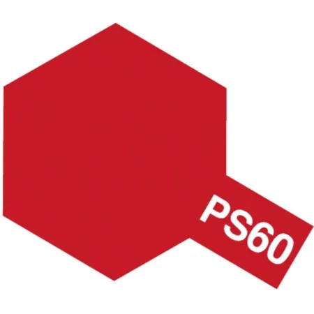 TAMIYA PS-60 Hell Mica Rot Polycarbonat Lexan Sprayfarbe Inhalt:100ml