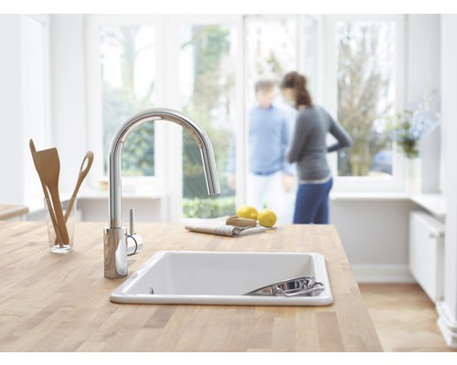 GROHE keukenkraan met handdouche CONCETTO chroom 31483002