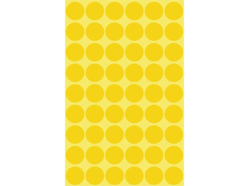 Avery Zweckform Klebepunkte 12 mm Gelb Markierungspunkte Sticker