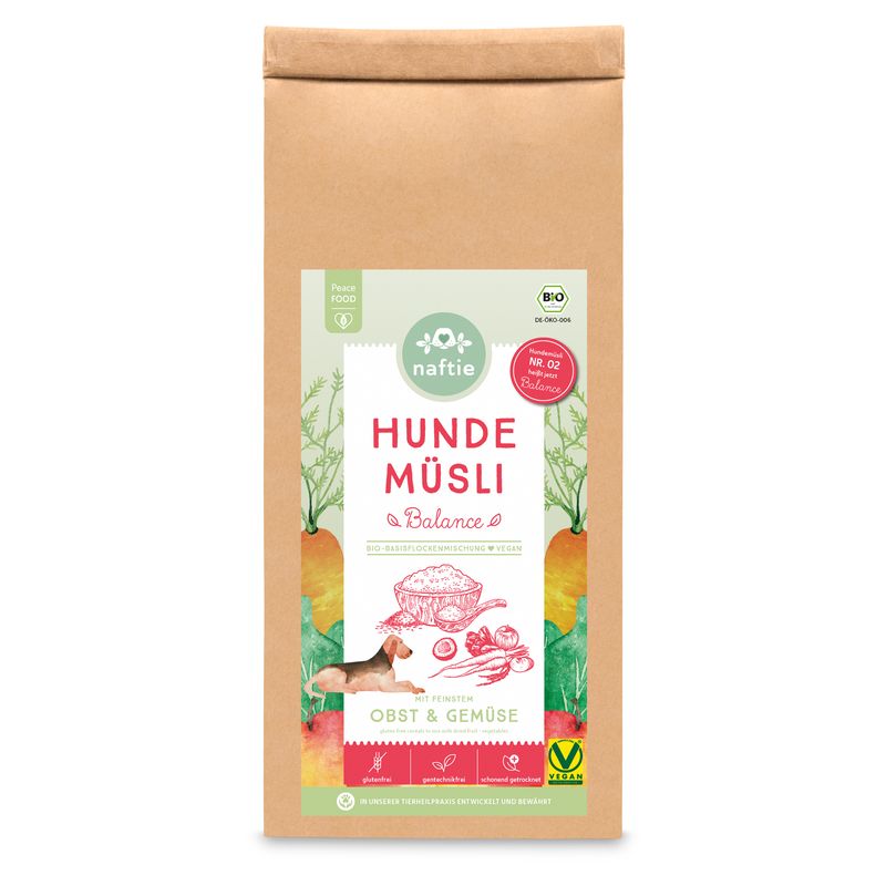 naftie Bio Hundemüsli Balance mit Gemüse & Obst