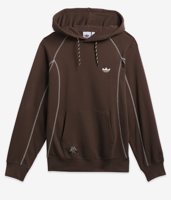 adidas Shmoo FW Hoodie (dark brown core white)