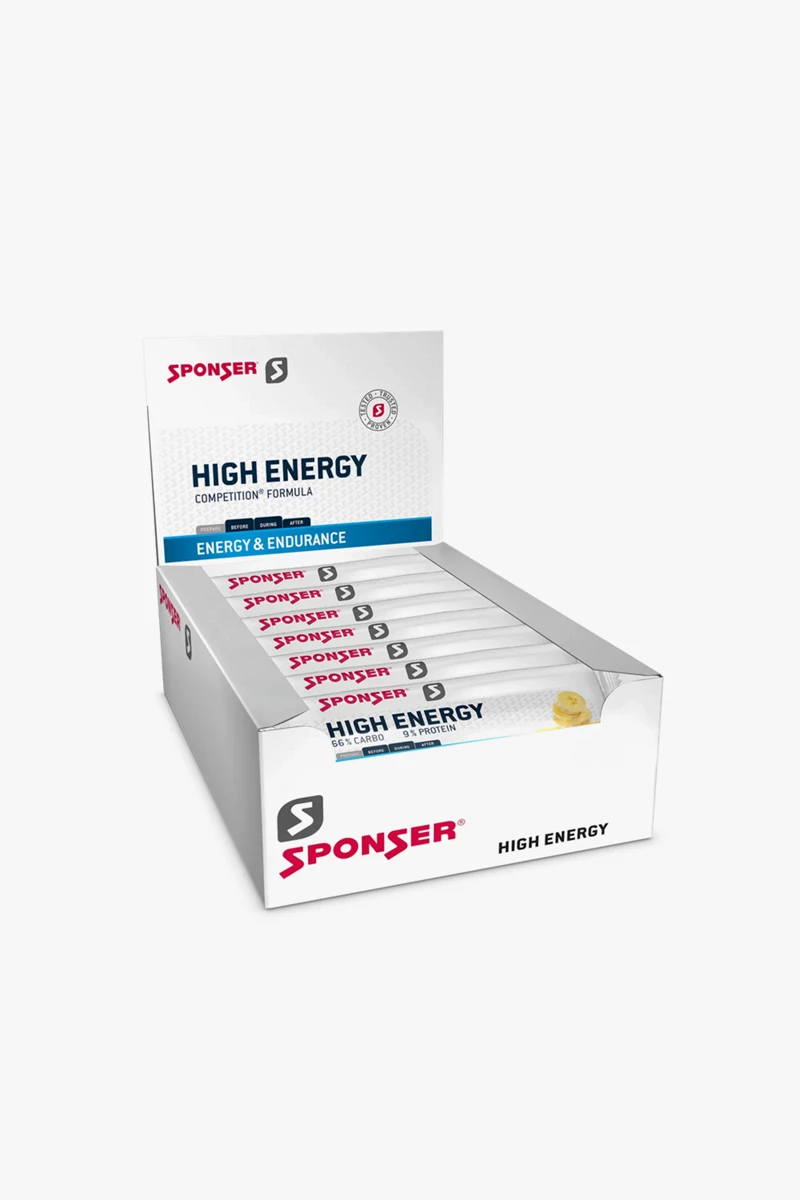 Sponser High Energy Banana 30 x 45 g Sportriegel