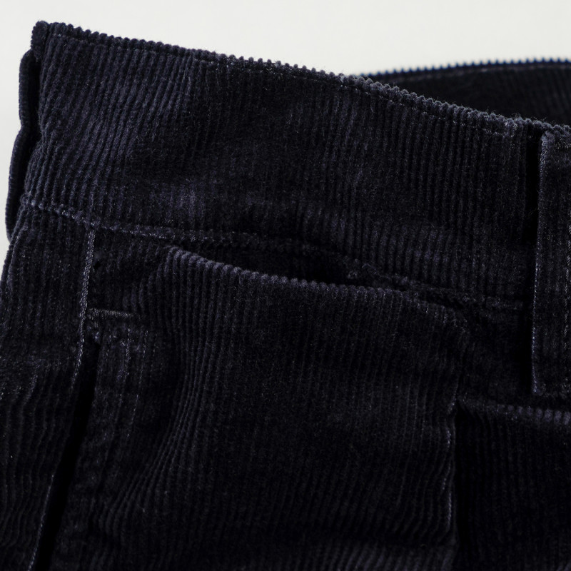 PANTALON CHINO OG - VELOURS ROULETTÉ NOIR