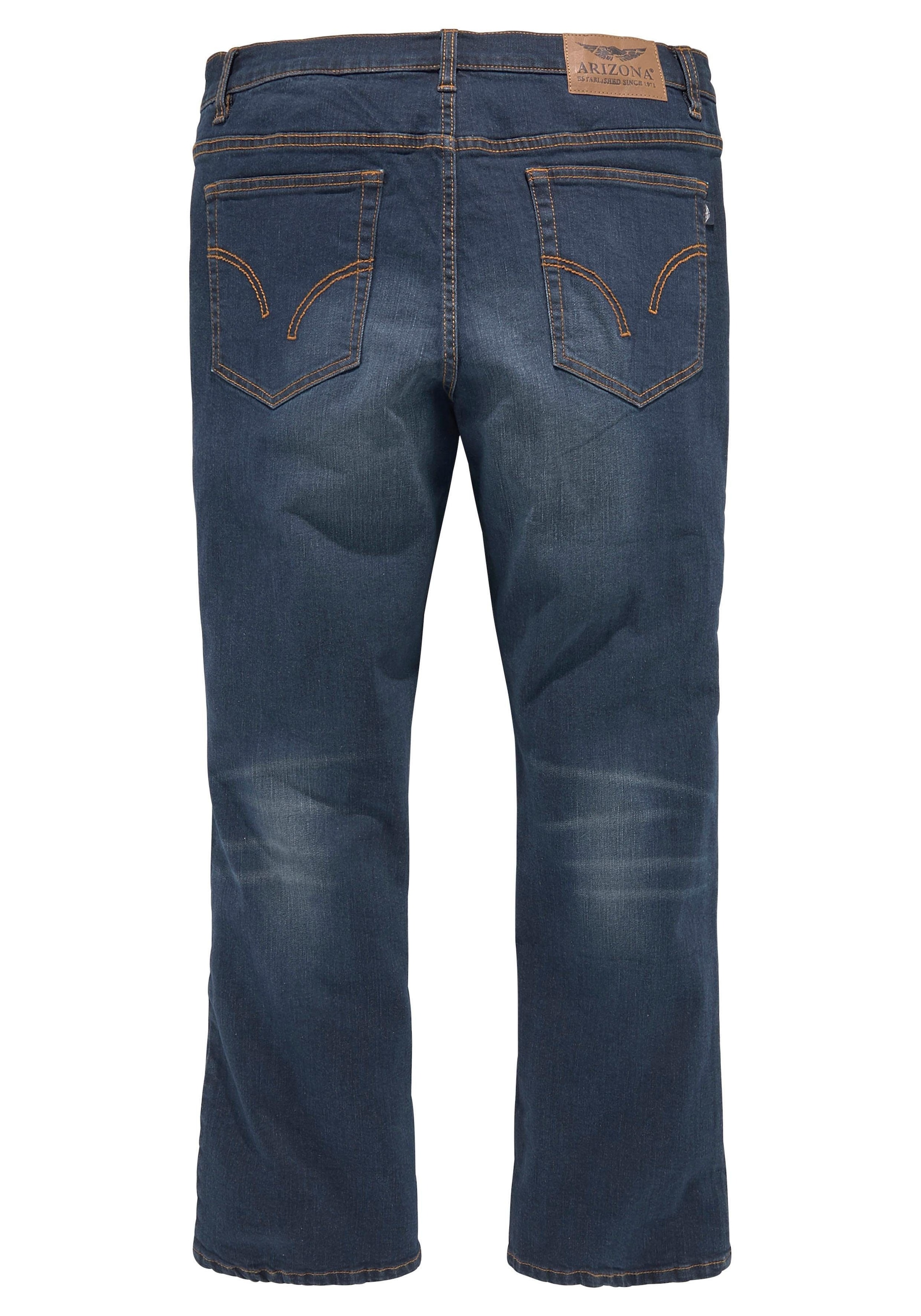 Arizona Bootcut-Jeans »Mike«, ausgestelltes Bein,  niedrige Leibhöhe,  Stretch-Qualität
