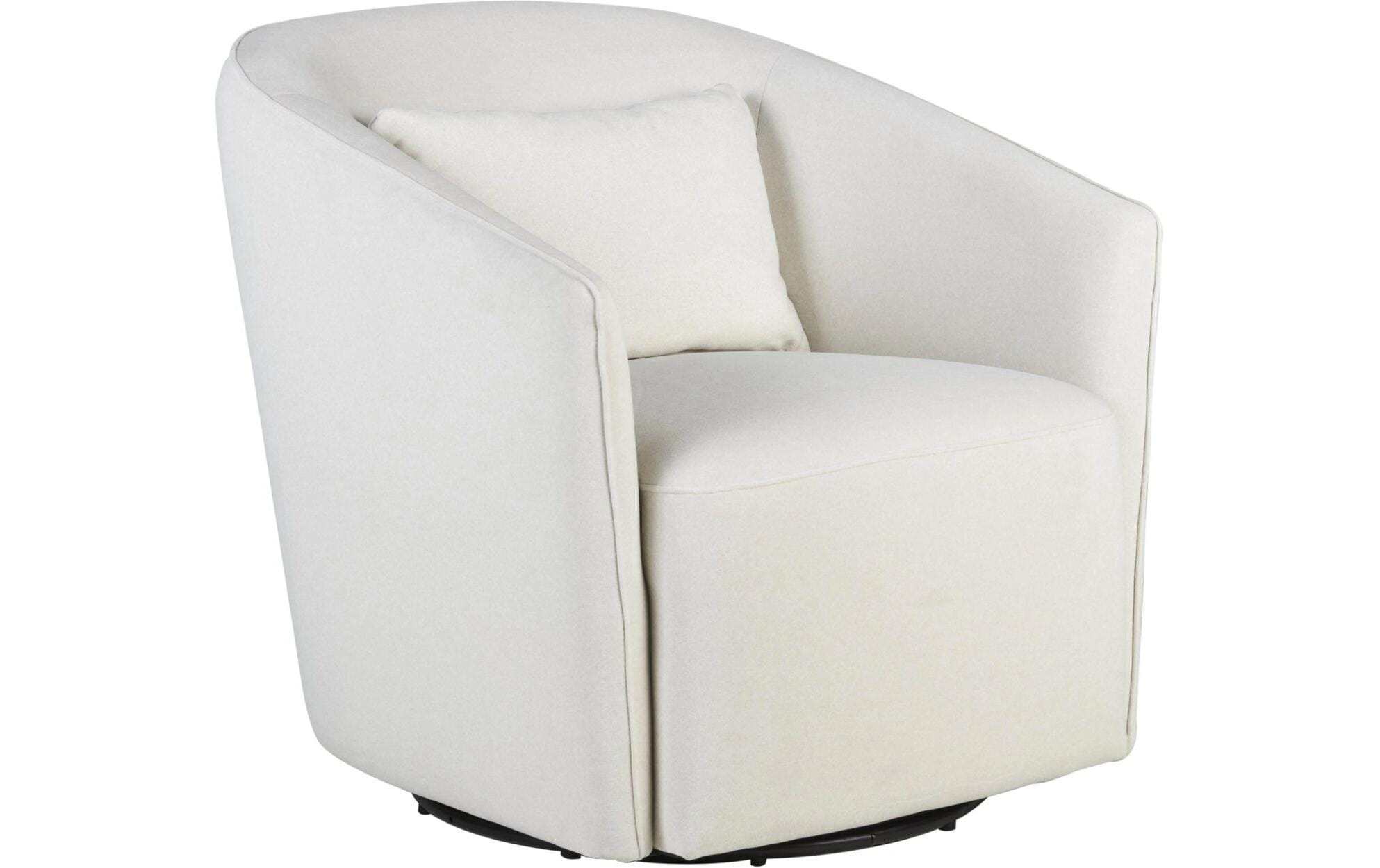 Dreh- und Gleitsessel Gomi Mohair Beige<br>Gemütlicher Sessel