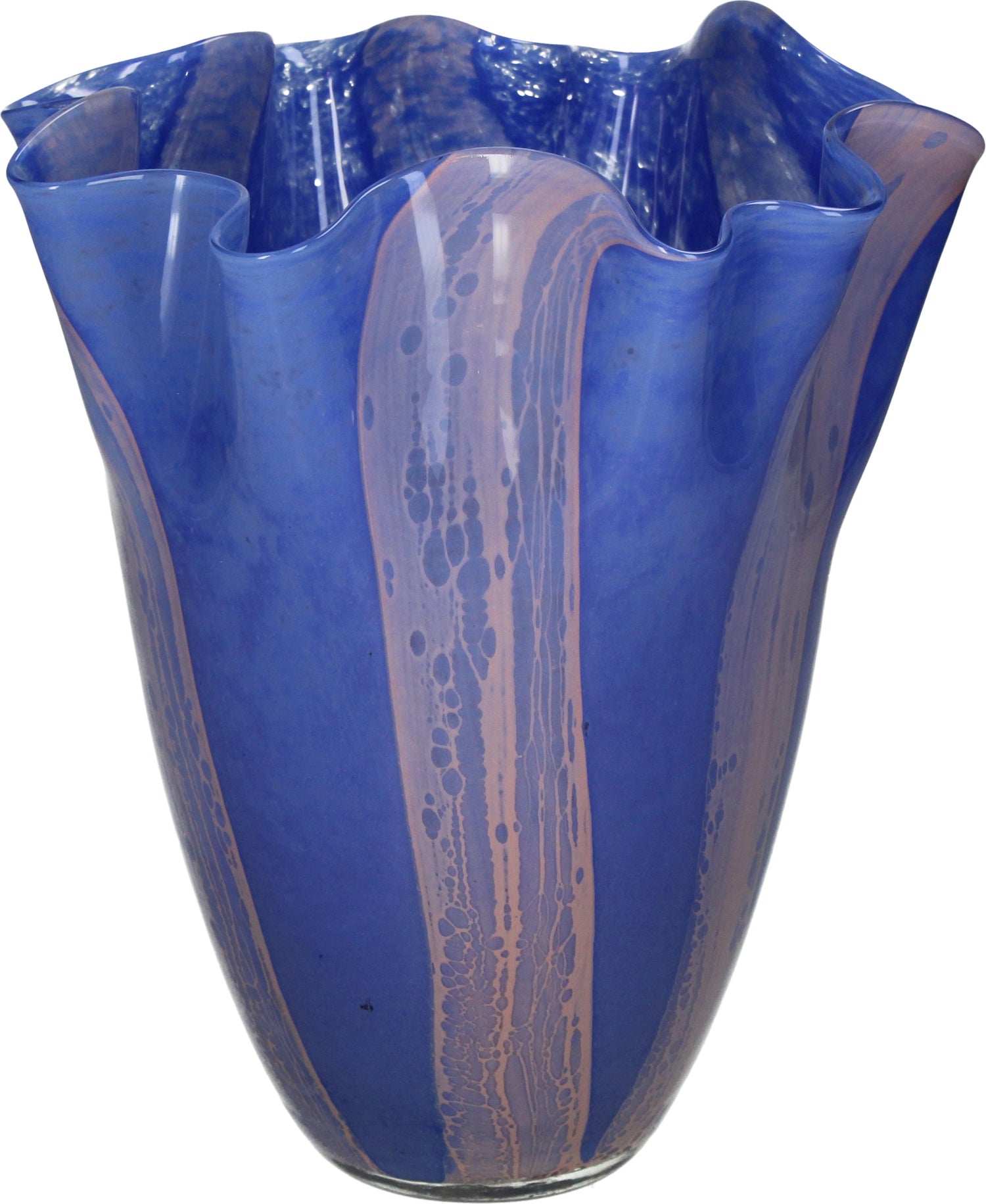 Vaas Golf blauw D 21 H 24,5 cm