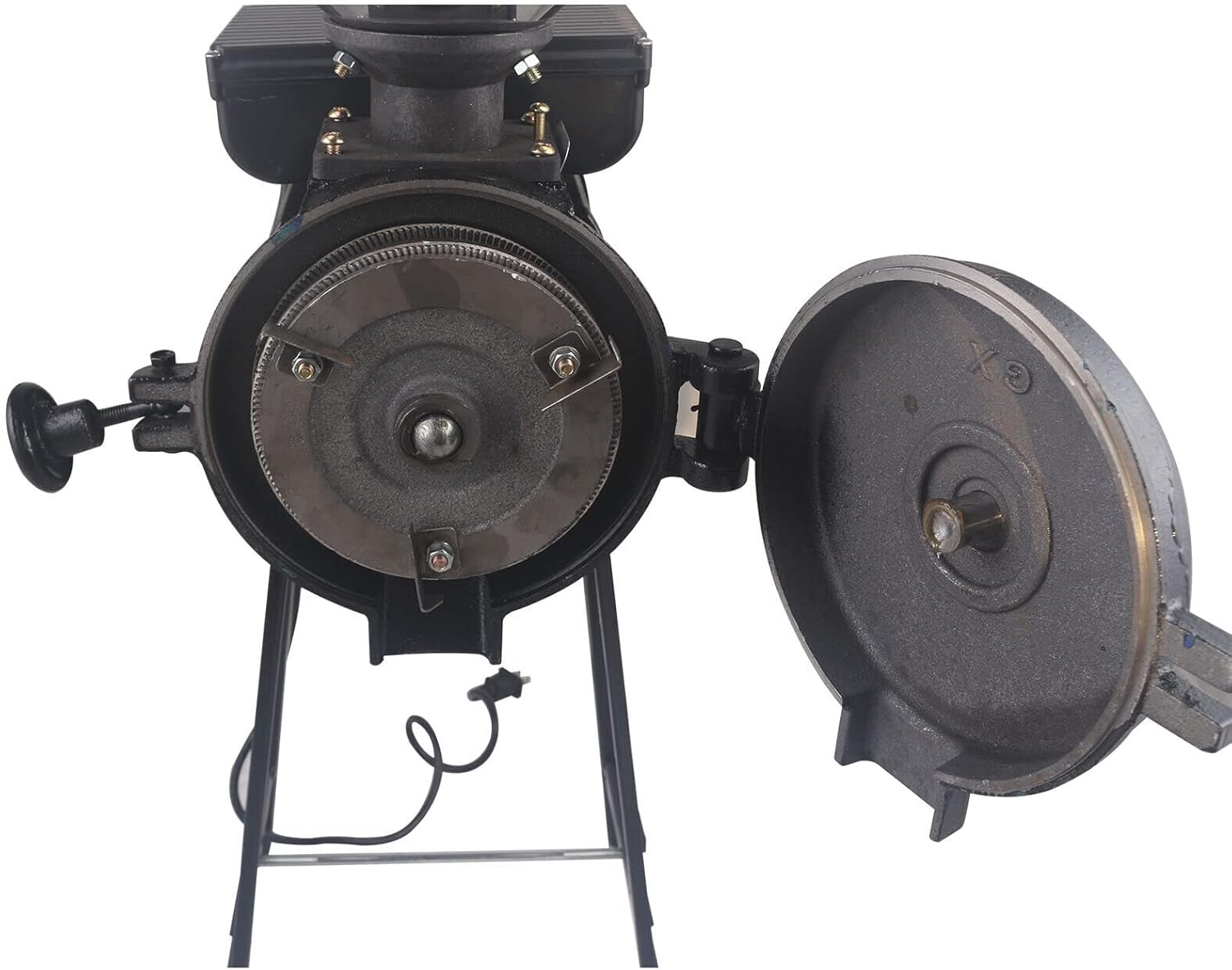 1500 W Elektrisch Getreidemühle, Kornmühle, Elektrischemühle Getreidemühle, Schrotmühle für Getreide, Getreidebrecher, Mühle für Getreide, Maisstängel, Futtermittel