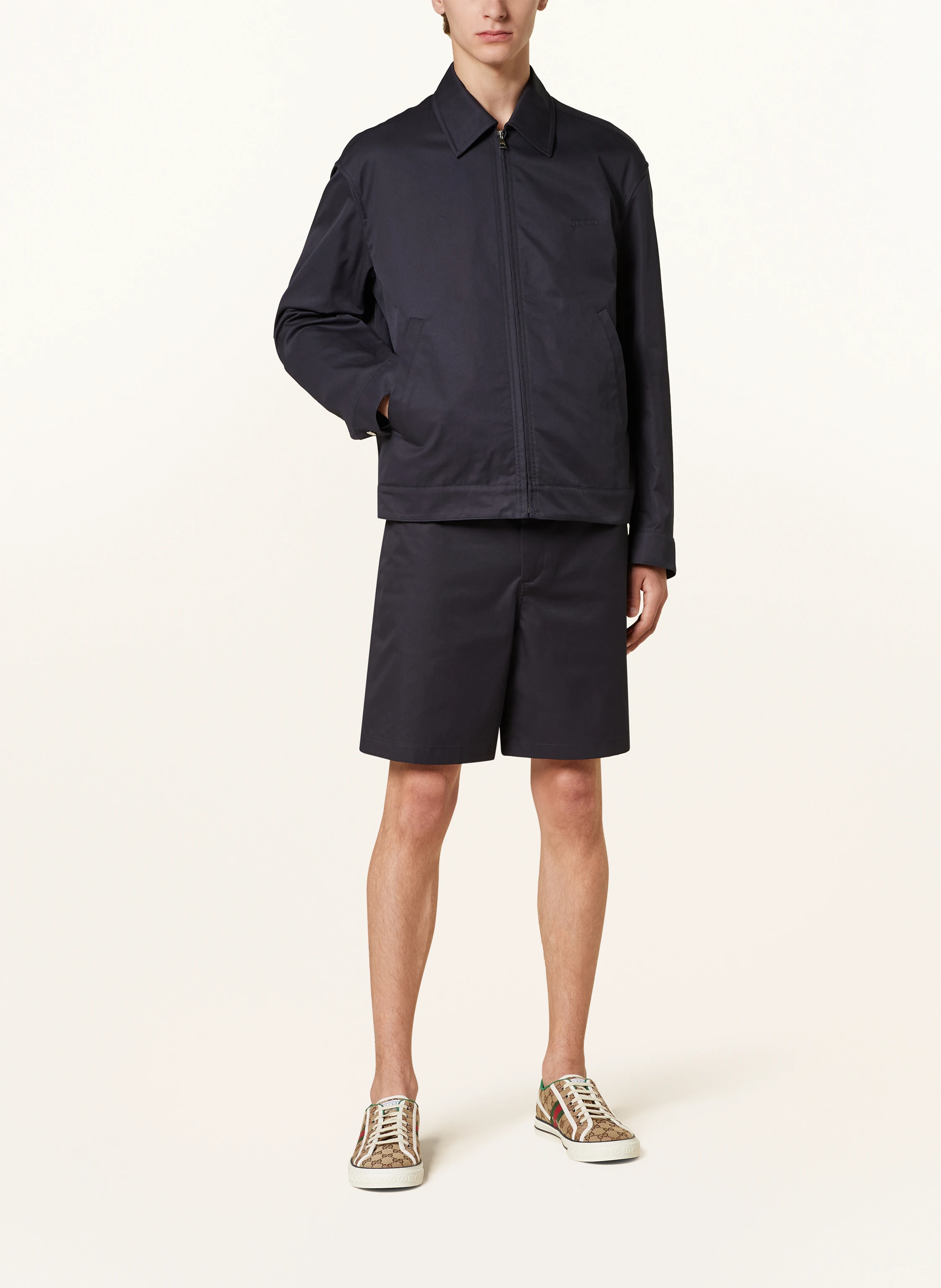 GUCCI Overjacket im Materialmix