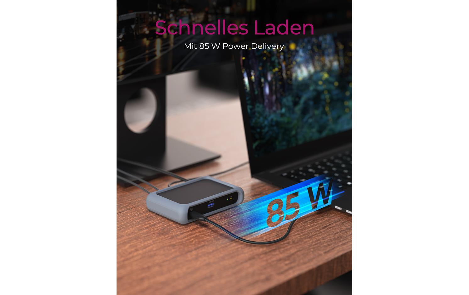 USB-Hub IB-HUB801-TB4<br>Thunderbolt 4 Type-C USB-Hub