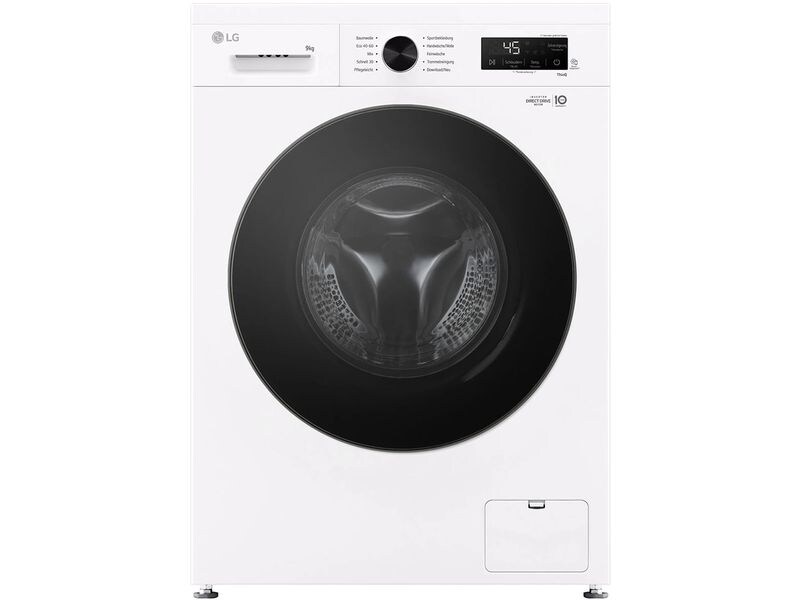 LG Waschmaschine Essence F4WB309Y Links Frontloader mit 9 kg Ladekapazität
