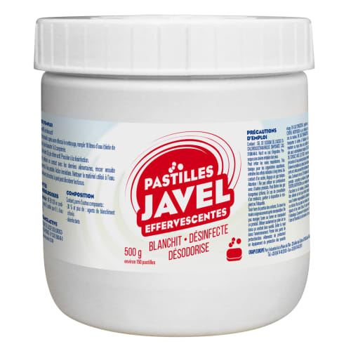 Pastilles de javel effervescentes boite de 500g
