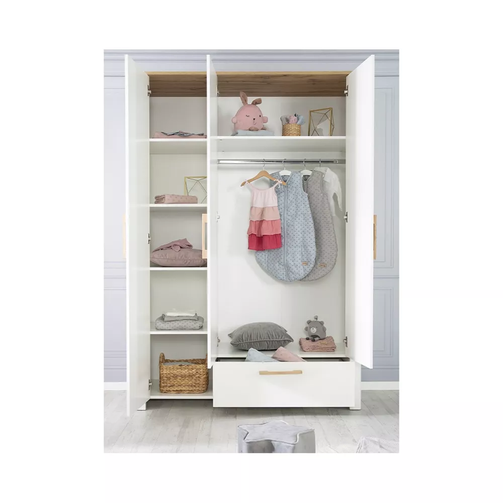 roba Kleiderschrank Ava 3 türig weiss