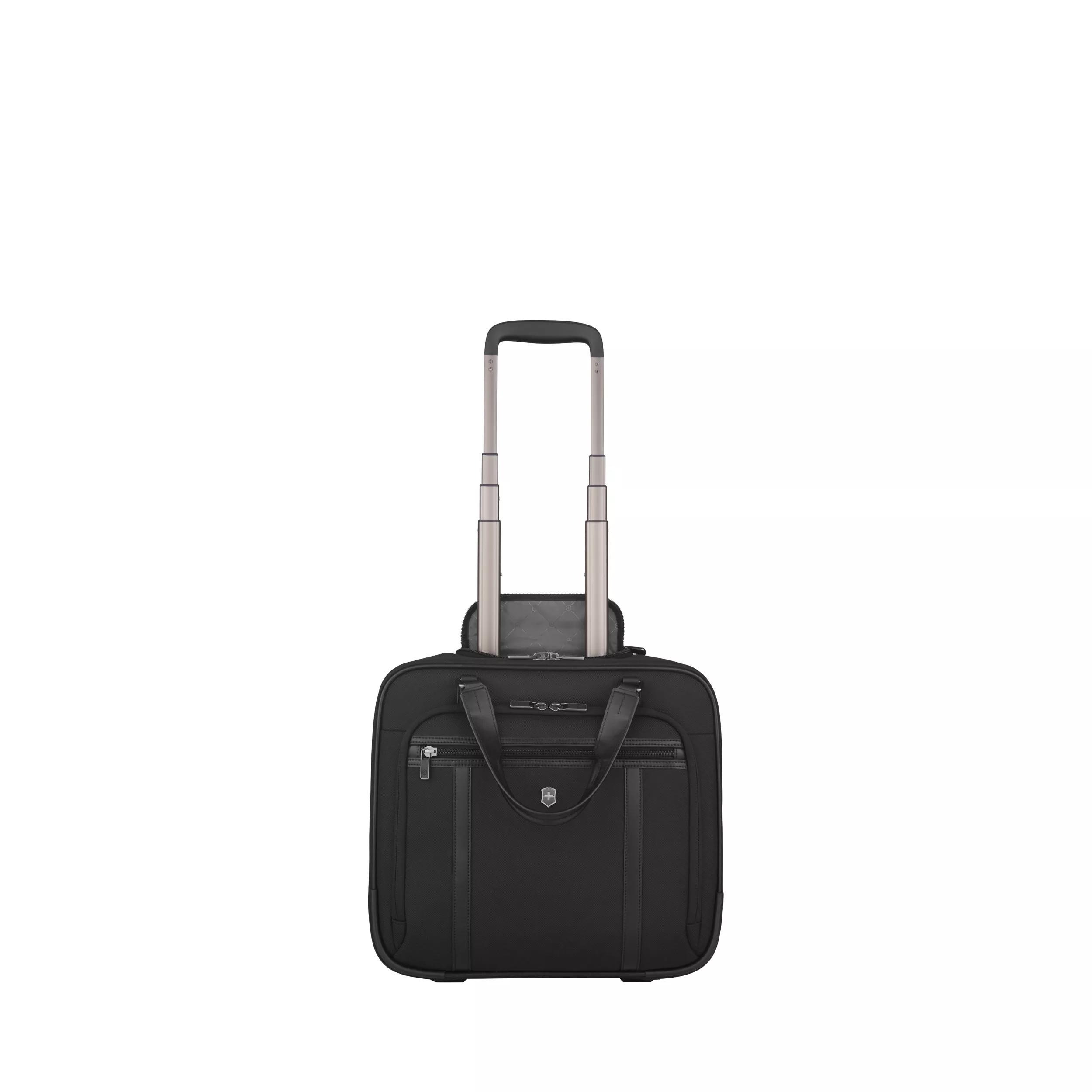 Werks Professional CORDURA® Wheeled Business Brief Compact-schwarz