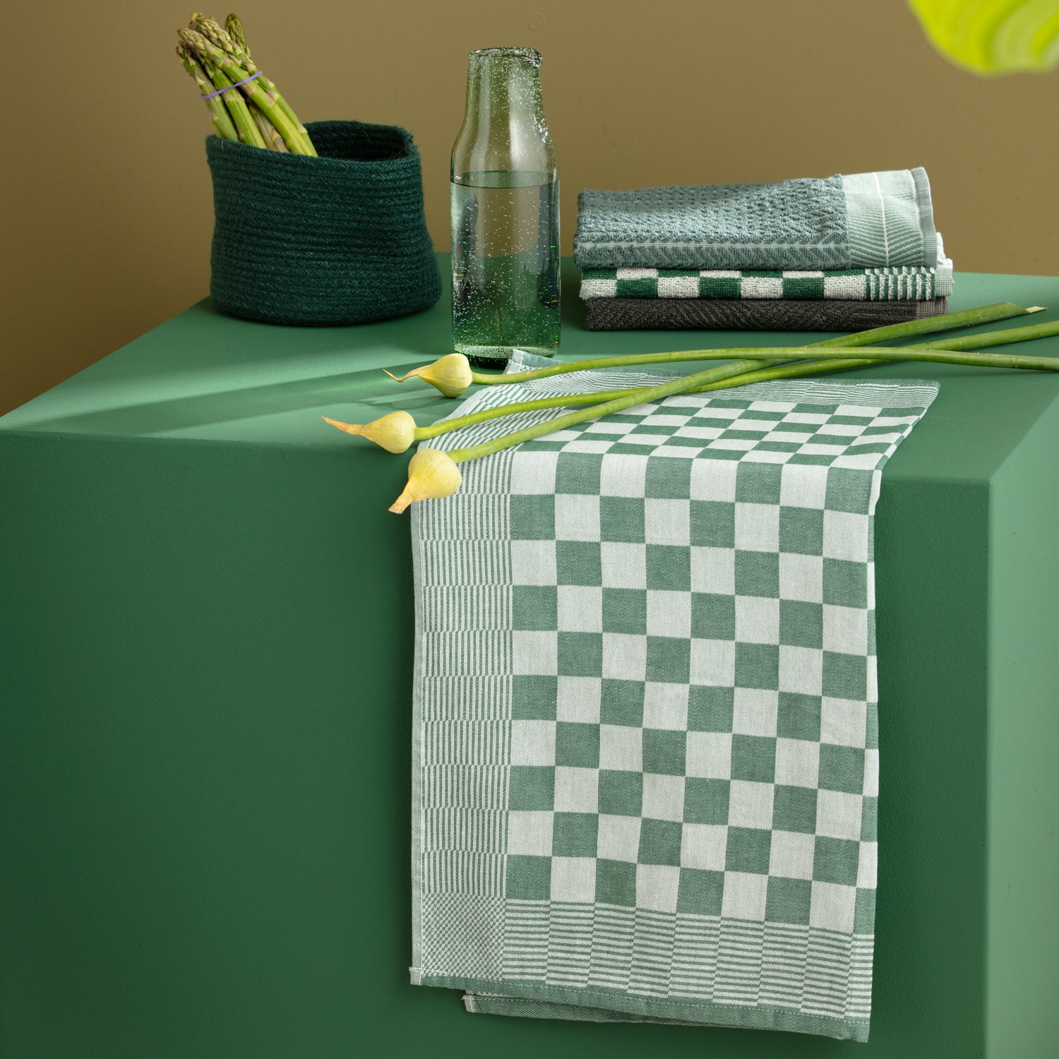 DDDDD keukendoek Barbeque groen 50 x 55 cm